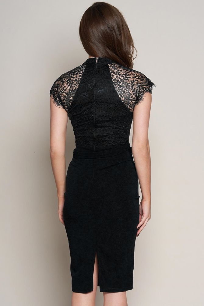 Lace Top 2 in 1 Dress