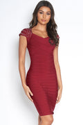 Luxe Embellished Bandage Dress